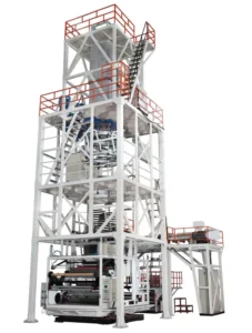 3 Layer Co Extrusion POF Heat Shrinkable Film Blowing Machine POF Machine
