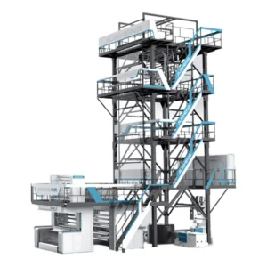 3 Layer Co extruded Film Blowing Machine Production Line for PA LDPE PP Plastics