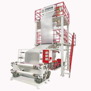3 Layer HDPE LDPE LLDPE Film Blowing Machine ABA Film Blown Machine