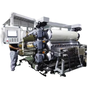 3 Roller Calender Design Plastic Sheet Machine for ABS PMMA PS PVC HDPE PP Sheet Production