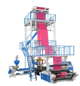 3-layer Blown Film Extrusion Line Three Layer Co extrusion Film Blowing Extruder Machine