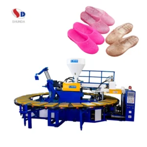 30 Station Single Color PVC Hybrid Mechanical Electric Injection Molding PLC Servo Motor Engine Remote Monitoring Horizontal