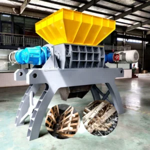 300-15000KG/H Wooden Furniture Crusher Double Shaft Shredder Waste Wood Pallet Double Shaft Shredder