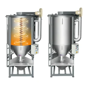 300 500 1000 2000 5000 10000 kg Plastic Silo Mixer for Cattle Feed Plastic Granules Mixing With Heater Dryer