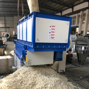 300KG H 2500KG H Single Shaft Shredder for Shredding Polypropylene Pipe Industrial Packaging Plastic Film