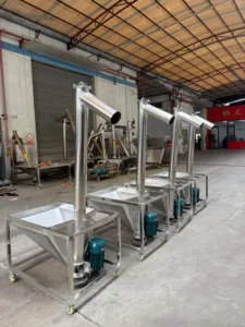 304 Stainless Steel Screw Feeder Auger Conveyor for Food Spices & Powder Materials