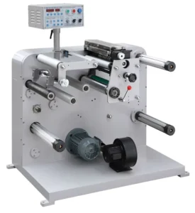 320mm Automatic Laminated Web Roll Blank Stock Labels Narrow Width Compact Slitting Rewinding Machine