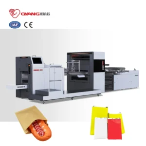330pcs/min Flat Bottom Paper Bag Making Machine Recycled V-Bottom Shopping Bag with Core Bearing Components