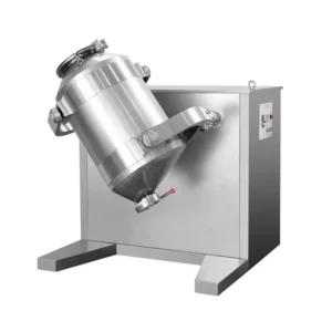 3D Industrial Cosmetic Plastic Dry Small Food Grade Tea Powder Color Mixer Machine