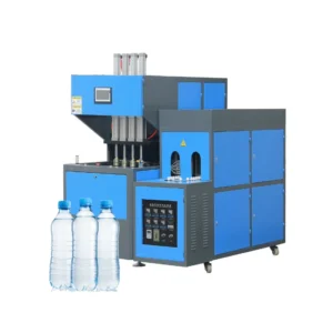 4 Cavities Semi Automatic PET Plastic Bottle Blowing Machine Blow Molding Machine