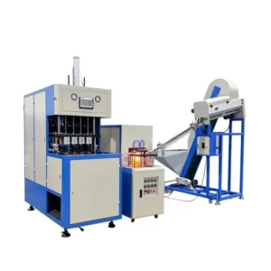 4 Cavity PET Bottle Blowing Machine Semi Auto Blow Molding Equipment for Water Juice Cosmetic Bottles