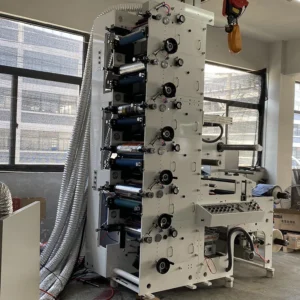 4 Color Automatic Flexo Printing Machine Paper Cup Screen Plastic Film Printer High Tech Flexographic Printers