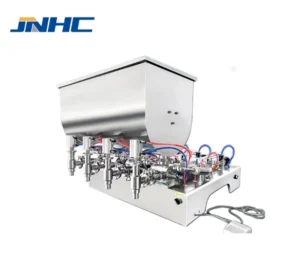 4 Head Semi Automatic High Viscous Liquid Paste Filling Machine for Beverage Pouch Bags Packaging Nail Polish Yogurt Sauce Gel