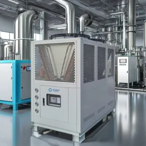 40 Ton 100KW Cooling System High Cooling Capacity Stainless Steel Industrial Air Cooled Water Chiller for Plastic Production