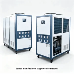 40HP 120KW Water Cooled Industrial Water Chiller 450L 750L/min Factory Made for Heavy Duty Industrial Cooling