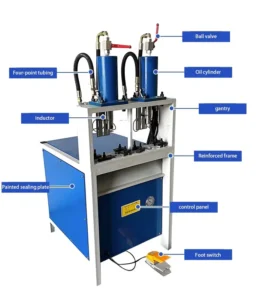45 Degree Angle Electric Square Profile Punching Machine CNC Metal Punching Cutting Pipe Punching Machine Motor Core