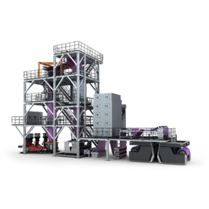 5-layer Co-extrusion Film Blowing Machine Online MDO + Online Coating Single Material High Barrier Blown Film Solution