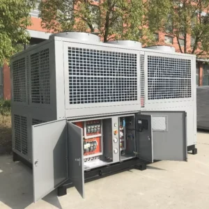 50 Ton 135kW Industrial Air Cooled Screw Chiller TC 180SC with Semi Closed Screw Compressor R407C Power Supply 380V
