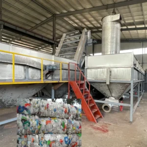 500-1500kg/h Automatic Plastic Washing Line plastic recycle equipment line