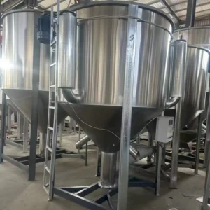 500 KG Spiral Round Plastic Granule Mixer Vertical Sheet Mixer Plastic Mixer With Dry