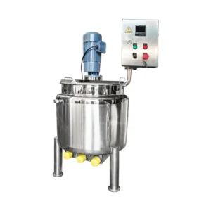500 Liter Chocolate Melting Mixing Tank Double Jacket Heating Mixer Stainless Steel Heater Agitator Tank