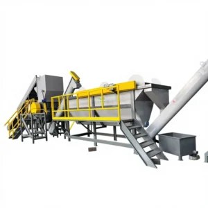 5000 Kg/H Waste PET Bottle Recycling System Dewatering Machine Label Remover Hot Washing Machine for Clean Flakes Production