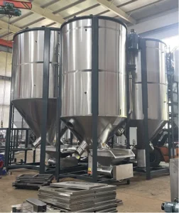 500KG-5000KG Plastic Granules Mixing Machine Plastic Pellets Mixture Plastic Raw Material Vertical Mixer