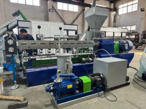 500KG PET Plastic Pellet Granules Making Machine Twin Screw Parallel Pelletizing Machine