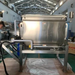 500L Industrial Paddle Mixer Horizontal Powder Mixer SS304 For Food Chemical Industry With Heating Layer