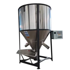 500kg Batch Vertical Plastic Granules Grain Animal Feeds Dryer Mixer Customized Plastic Particle Color Mixing Silo Machine