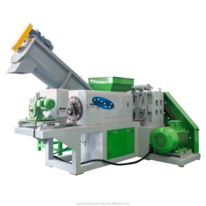 500kg Wet Woven Bag PP PE Dewater Dryer Drying Plastic LDPE Film Squeeze Recycling Extruder Squeezing Machines With Pelletizing