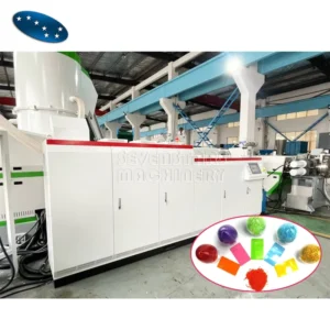 500kg/h Waste Plastic PET Nylon Filament Fiber Cloth Recycling Pelletizing Making Machine Plastic Granulators Machine