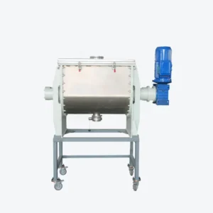 50L Stainless Steel Horizontal Double Ribbon Mixer High Efficiency Low Noise Flour Mixing Blender for Chemicals