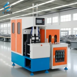 50ml~1L Semi Automatic PET PC Plastic Bottle Blow Molding Machine with Mitsubishi PLC and Bearing 2 Cav High Productivity