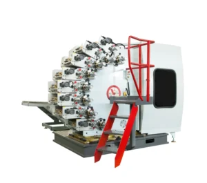 6 Color Flexo Curved Surface Offset Sticker Printing Machine for Plastic Cup Dry offset CUP Printer