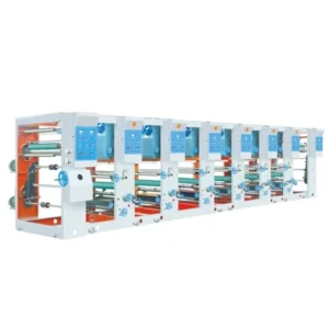 6 Colors Flexography Printing Machine Ldpe Hdpe Bopp Film Flexo Printer