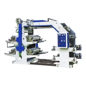 6 Colour Flexo Printing Machine Plastic Film 4 Color Flexographic Printing Printers