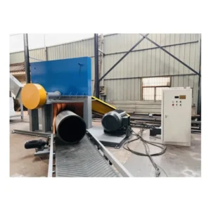 630-1200mm Plastic Pipe Shredder Crusher System 6m 12m Long PVC PP HDPE Pipe Grinder PE Pipe Shredding Machine