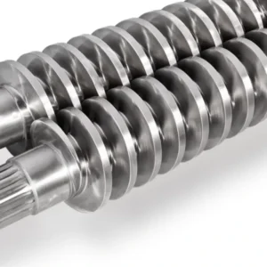 65 132 Twin Screw and Barrel for PVC Pelletizer Extrusion Machine Steel High Accuracy Long Service Life