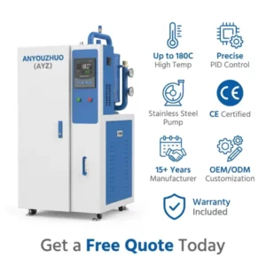6KW Oil Water Type Mold Temperature Machine Industrial Precise Temp Control Unit Plastic Mould Heating Equipment OEM Available