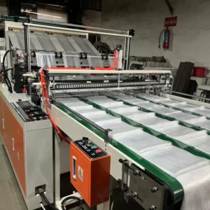 8 Line Plastic Bag Making Machine with Conveyor
