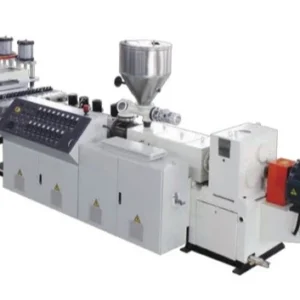 80/156 Conical Twin Screw Extruder Customized PVC PE PP Profile Extrusion Machine for PVC Sheets Bar & Pelletizing Eco Friendly