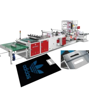 800SP LDPE Die Cut Handle Patch Handle Shopping Bag Making Machine for Clothing Packaging Bag