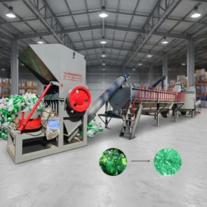 800kg/h Complete PET Bottle Waste Plastic Washing Line
