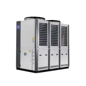 80KW 30HP Air Cooled Packaged Chiller Unit with Three Scroll Compressors Core Components Including Pump Motor Engine