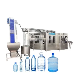 A to Z Complete Bottled Pure Drinking Mineral Water Filling Production Line Bottle Automatic Water Filling Machine