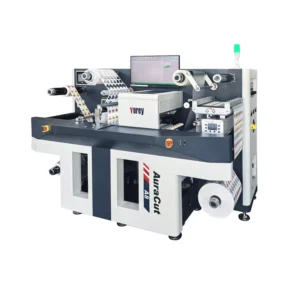 A8 12mm Roll to Roll Laminating Slitting Software Built in PC Digital Label Self adhesive Sticker Die Cutting Machine