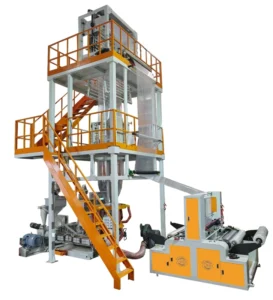 ABA 3 Layer Co extrusion Blown Film Machine for High Strength Packaging Film