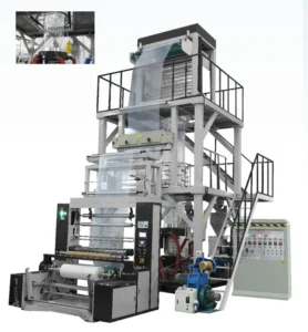 ABA 3 Layer Plastic PE Film Blowing Machine Automatic