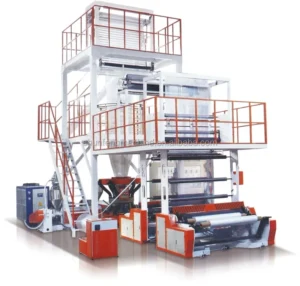 ABA Film Machine Extruder Blowing Extrusion Machine 3 to 5 Layers Co-extrusion Rotary Die Head Film Blowing Machine